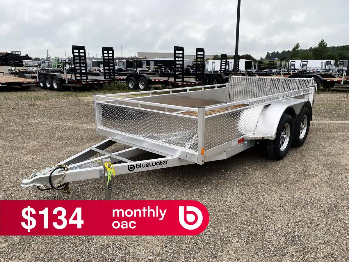 Gallery image 1 for 2027 Canadian Mennonite Built Tandem Axle Aluminum Trailer - Utility