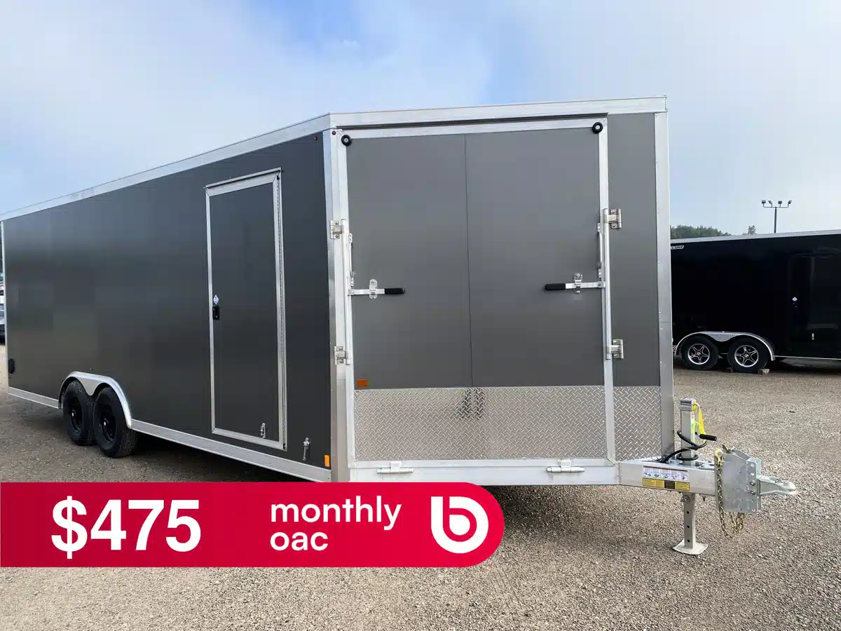Gallery image 1 for 2027 Canadian Mennonite Built Aluminum 8.5' Trailer - Snowmobile