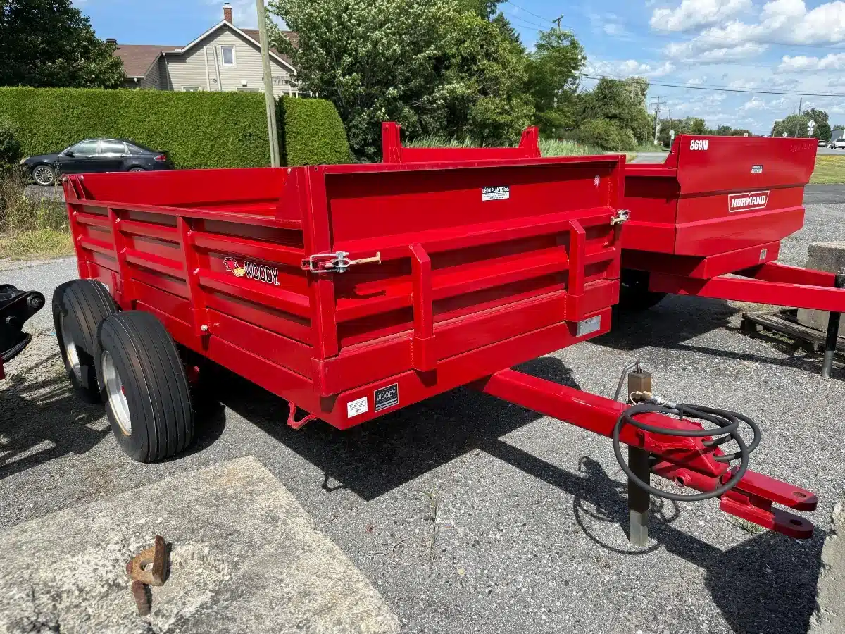 Gallery image 2 for Woody Equipment 5-10 Trailer - Dump