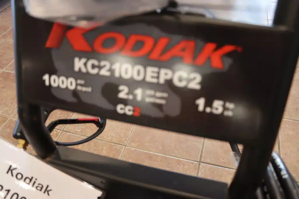 Photo de la Galerie 2 pour 2025 Kodiak KC2100EPC2 nettoyeur haute pression