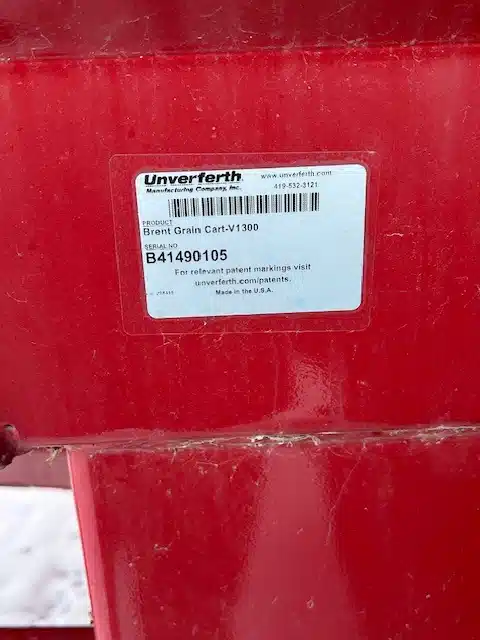 Gallery image 2 for Used 2022 Brent V1300 Grain Cart