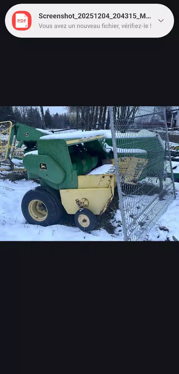 Used John Deere 327 Square Baler - Small