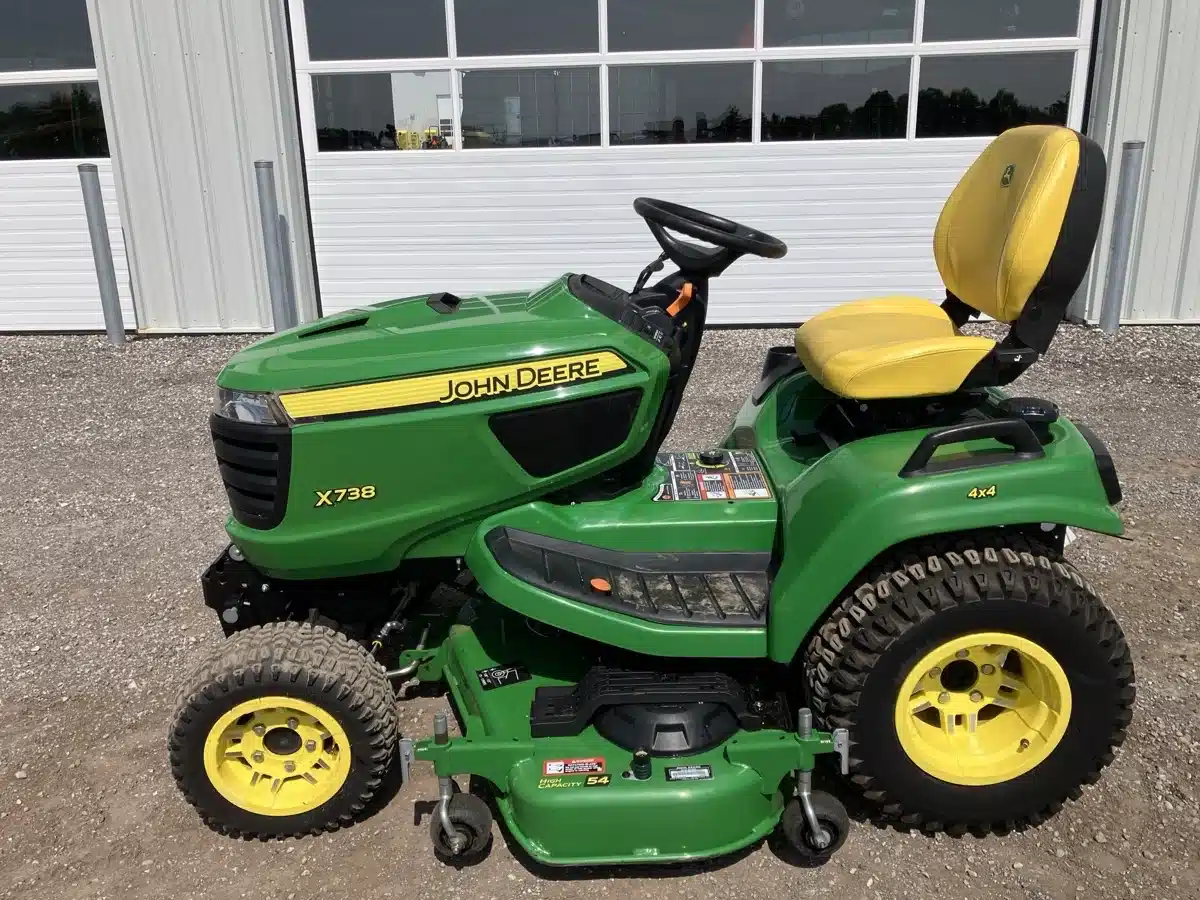 Gallery image 2 for Used 2023 John Deere X738 Lawn Tractor