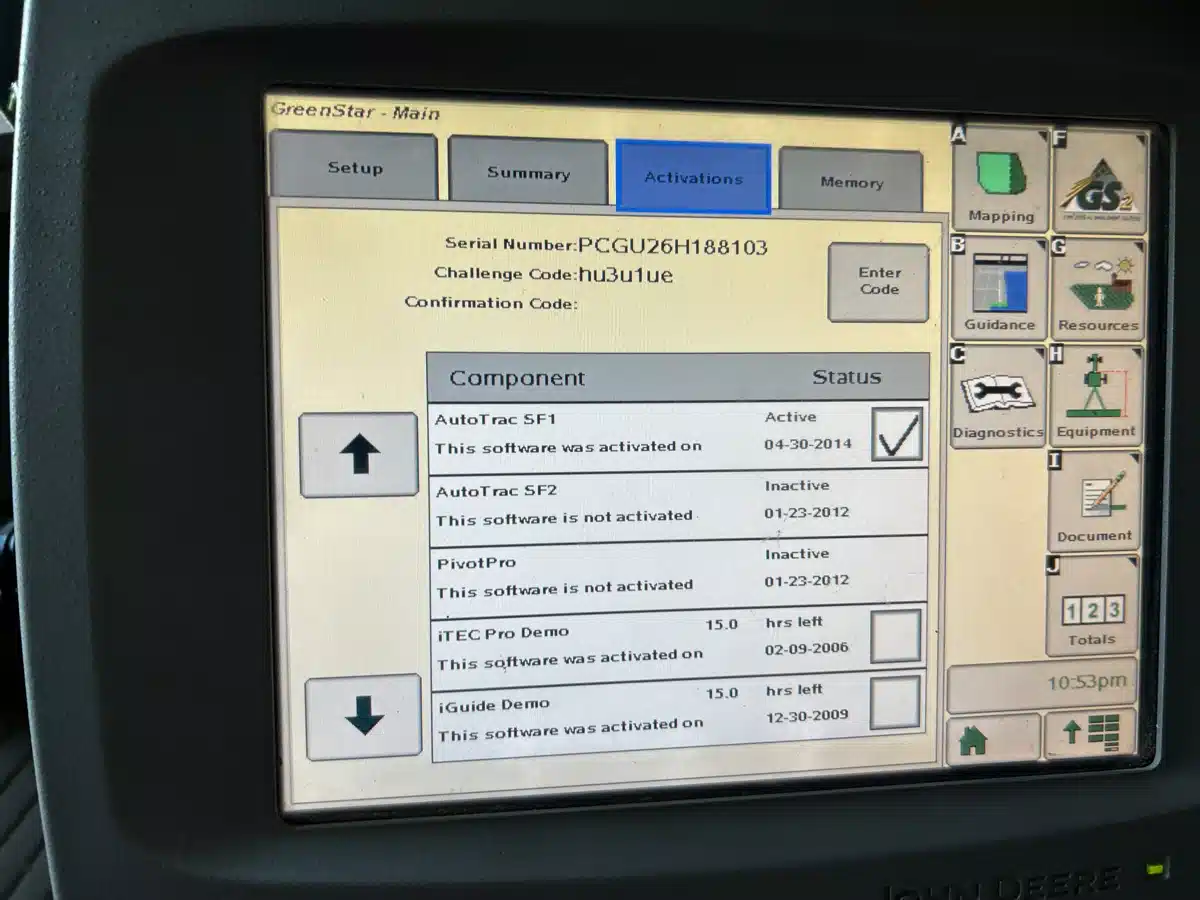 Gallery image 1 for Used 2009 John Deere GREENSTAR 2 2600 Guidance System