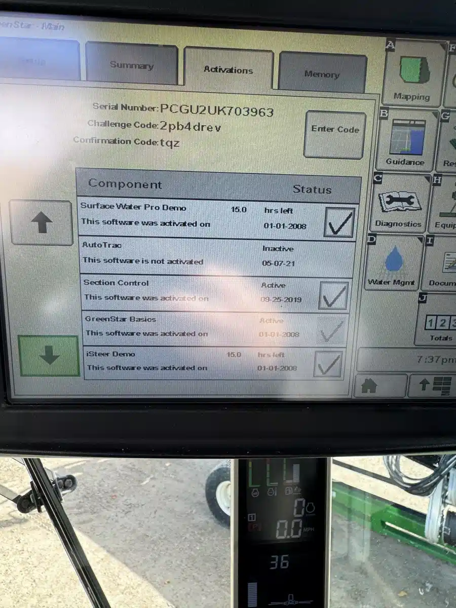 Gallery image 1 for Used 2015 John Deere GREENSTAR 3 2630 Guidance System