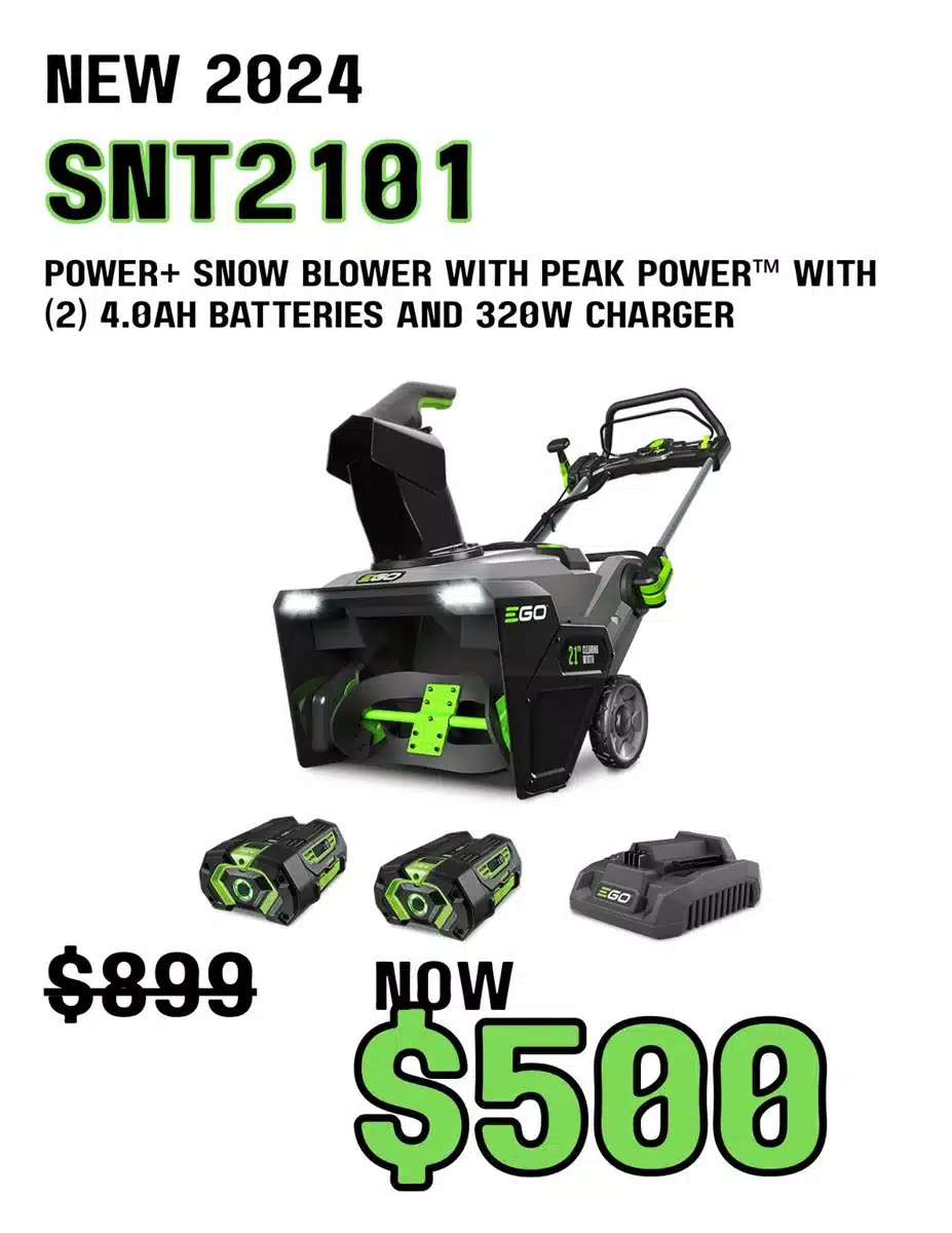 Gallery image 2 for Used 2024 EGO SNT2101 Snow Blower