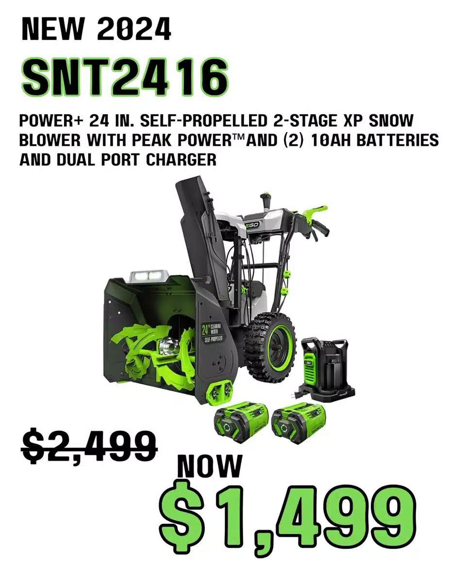 Gallery image 2 for Used 2024 EGO SNT2416 Snow Blower