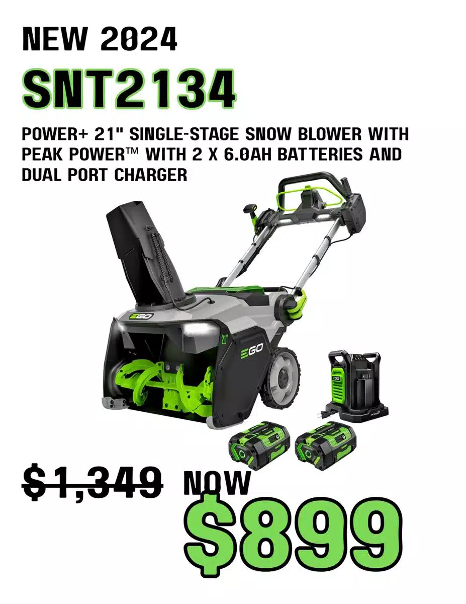 Gallery image 2 for Used 2024 EGO SNT2134 Snow Blower
