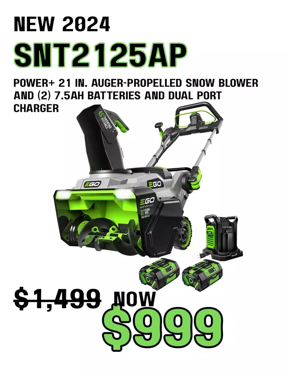 Gallery image 2 for 2024 EGO SNT2125 Snow Blower