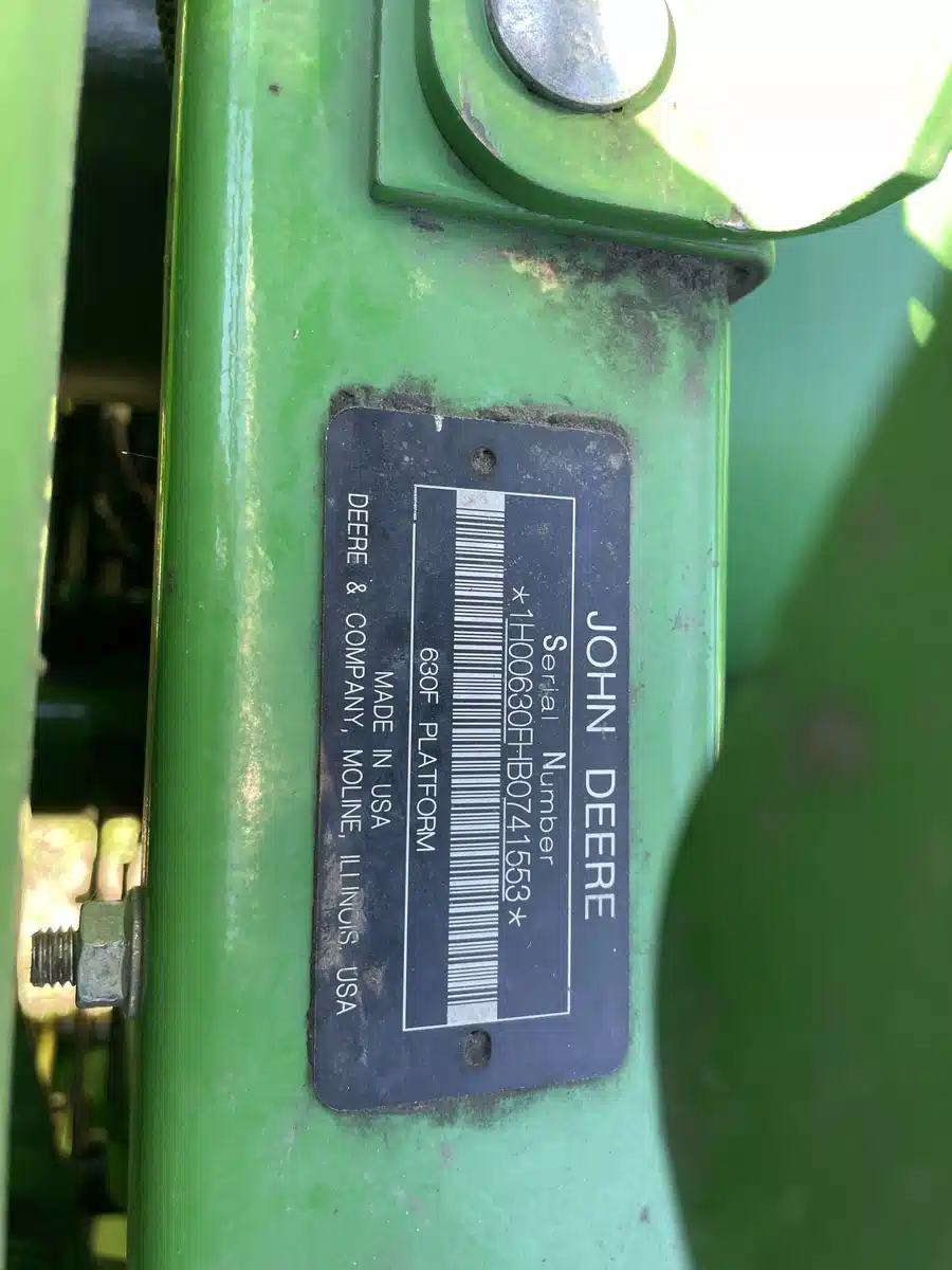 Gallery image 2 for Used 2011 John Deere 630F Header - Flex