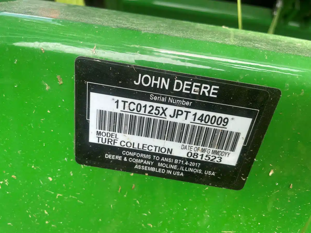 Gallery image 2 for Used 2023 John Deere TC125 Miscellaneous
