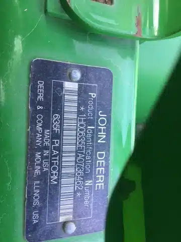 Gallery image 2 for Used 2010 John Deere 635F Header - Flex