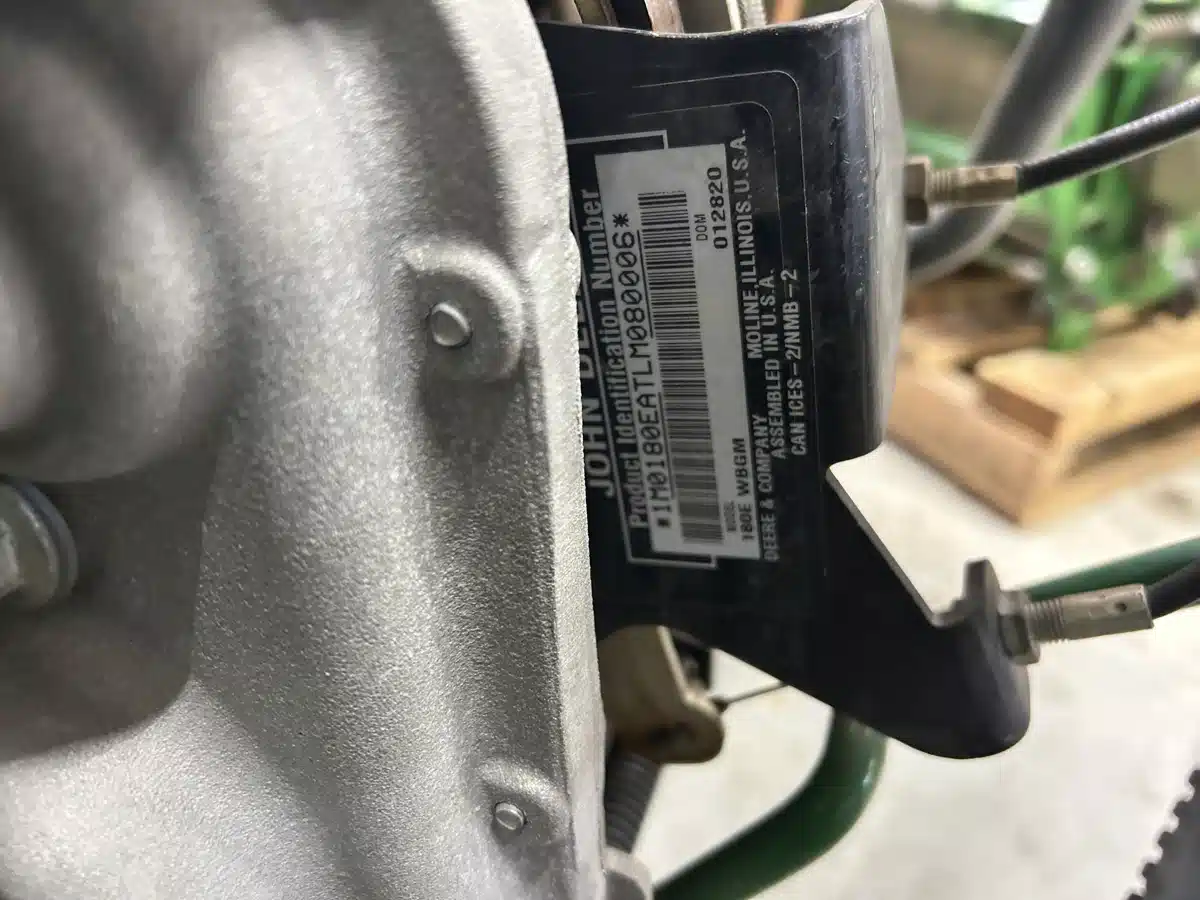 Gallery image 2 for Used 2020 John Deere 180E Mower - Golf Green