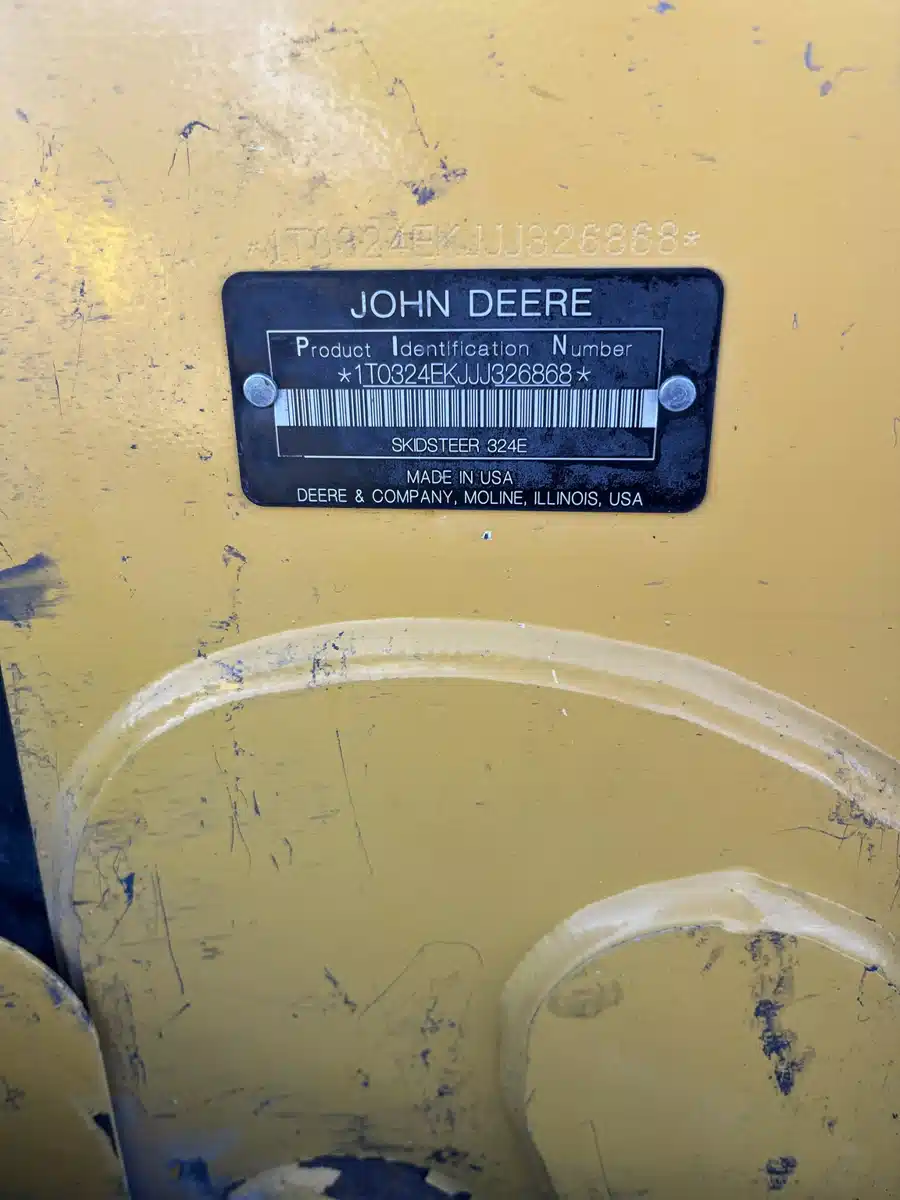 Gallery image 2 for Used 2018 John Deere 324E Skid Steer