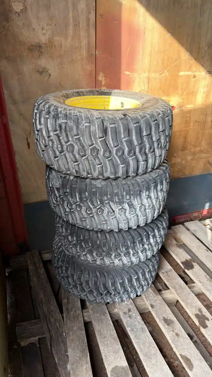 Used John Deere Terra Hawk tires and wheels Tires