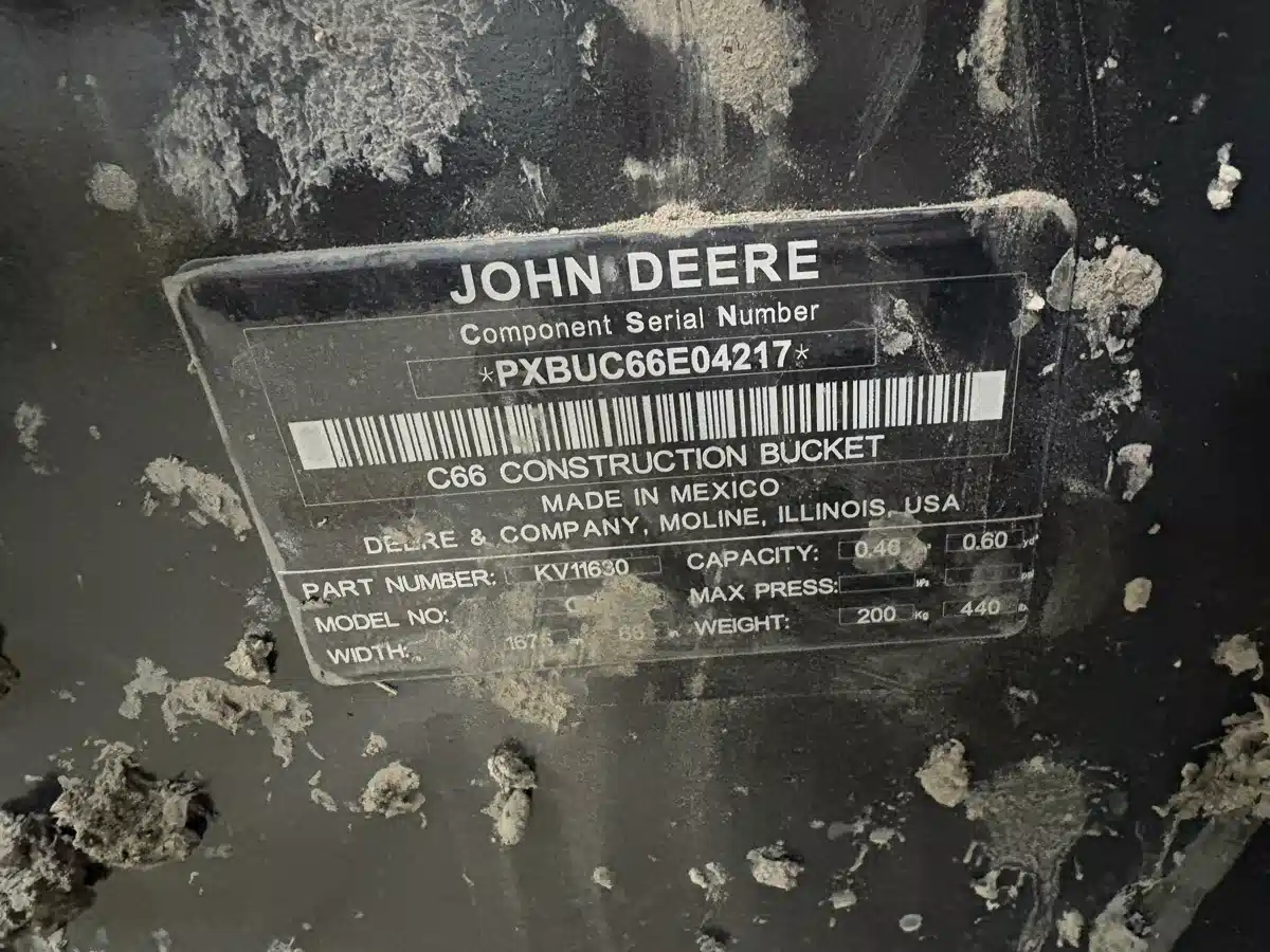 Gallery image 2 for 2025 John Deere C66 Bucket