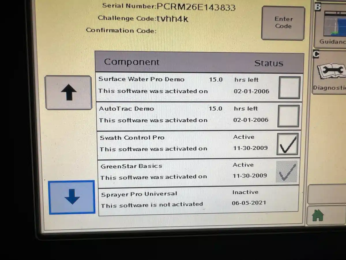 Gallery image 2 for Used 2002 John Deere GREENSTAR 2 2600 Guidance System