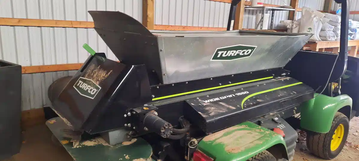 Gallery image 2 for Turfco Widespin 1550 Attachment