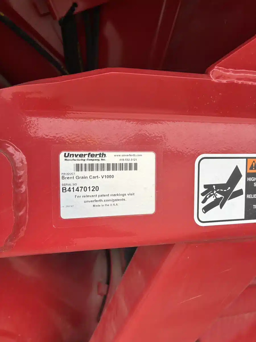 Gallery image 2 for 2021 Unverferth V1000 Grain Cart