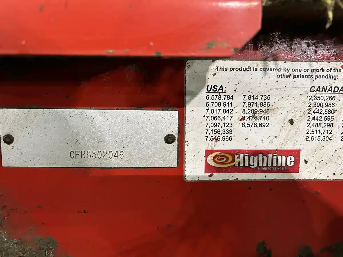 Gallery image 2 for Used 2015 Highline CFR650 Bale Processor