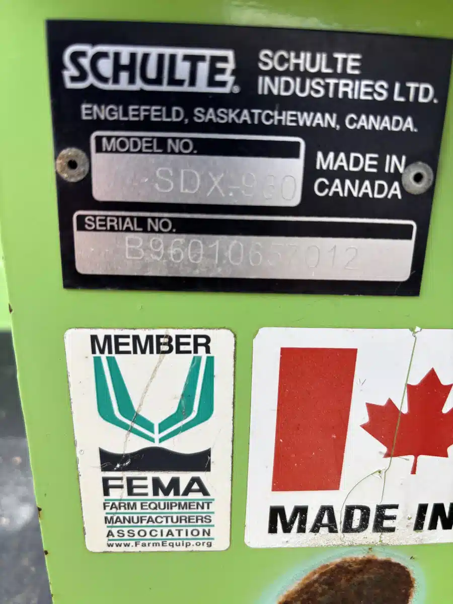 Gallery image 2 for Used Schulte SDX-960 Snow Blower