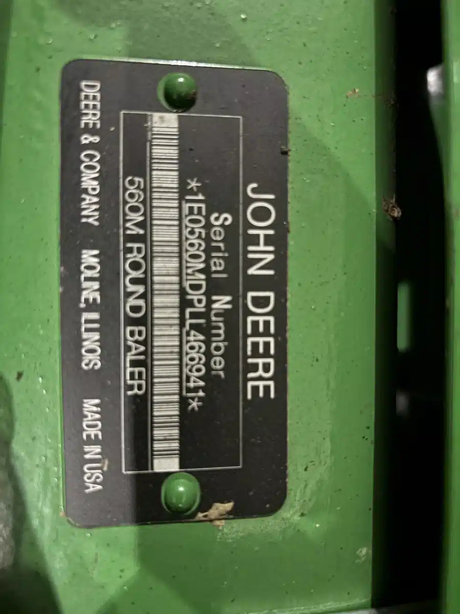 Gallery image 2 for Used 2020 John Deere 560M Round Baler