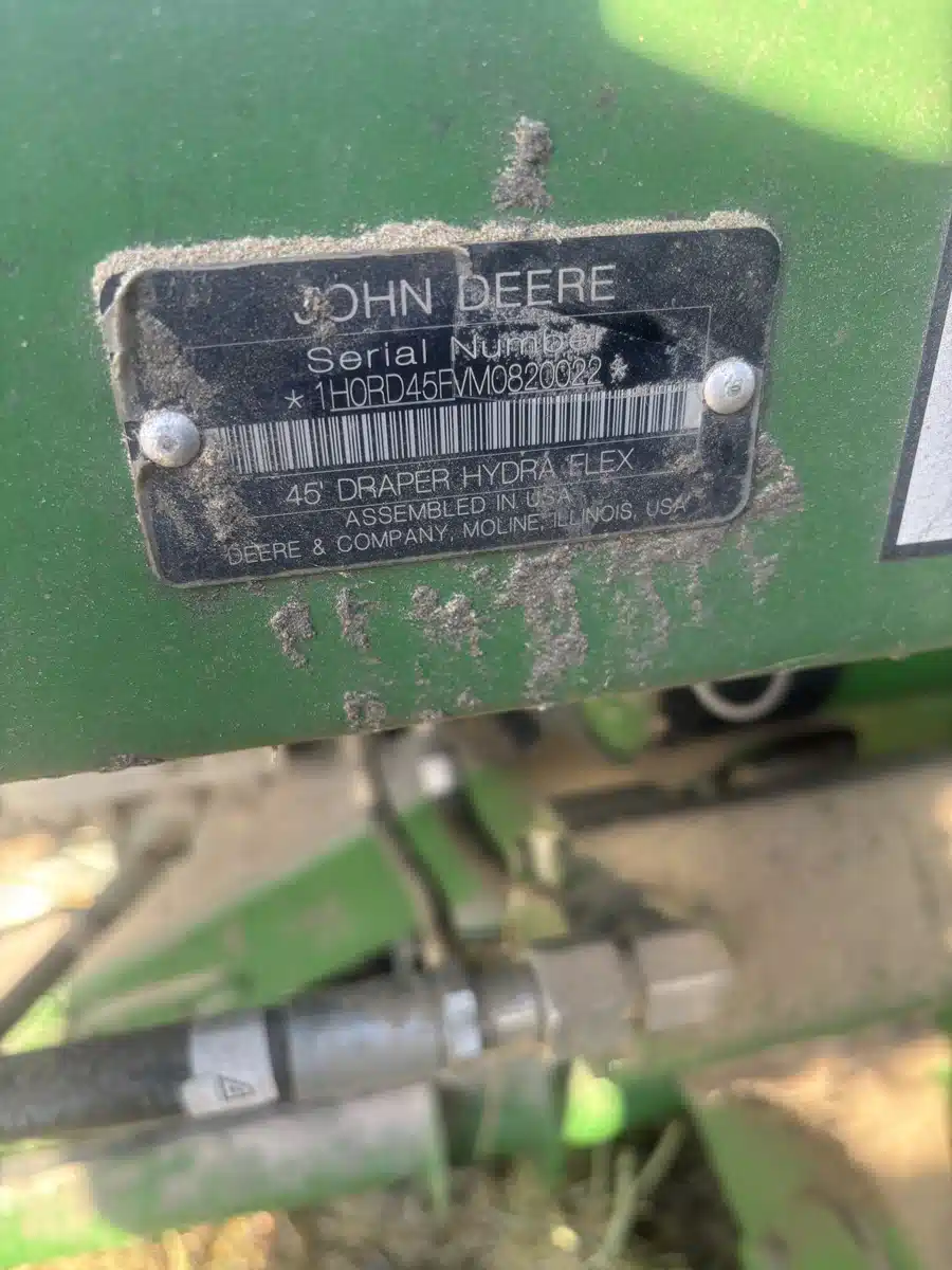 Gallery image 2 for Used 2022 John Deere RD45F Header - Flex