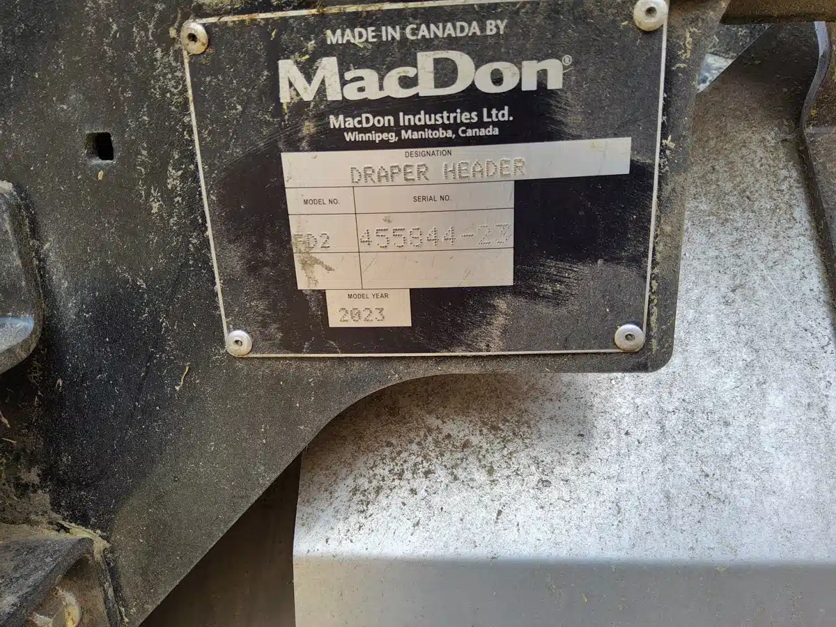 Gallery image 2 for Used 2023 MacDon FD245 Header - Flex Draper