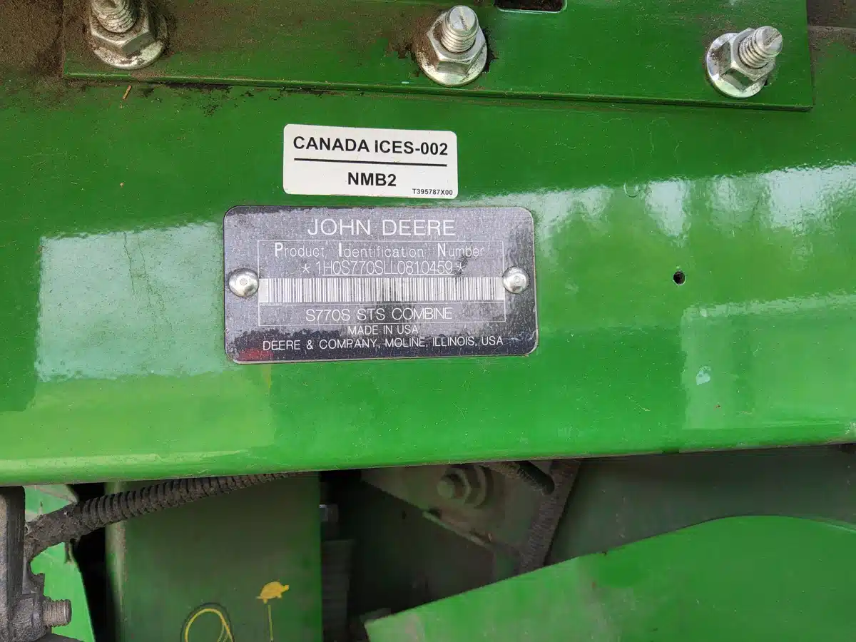 Gallery image 2 for 2020 John Deere S770 Combine