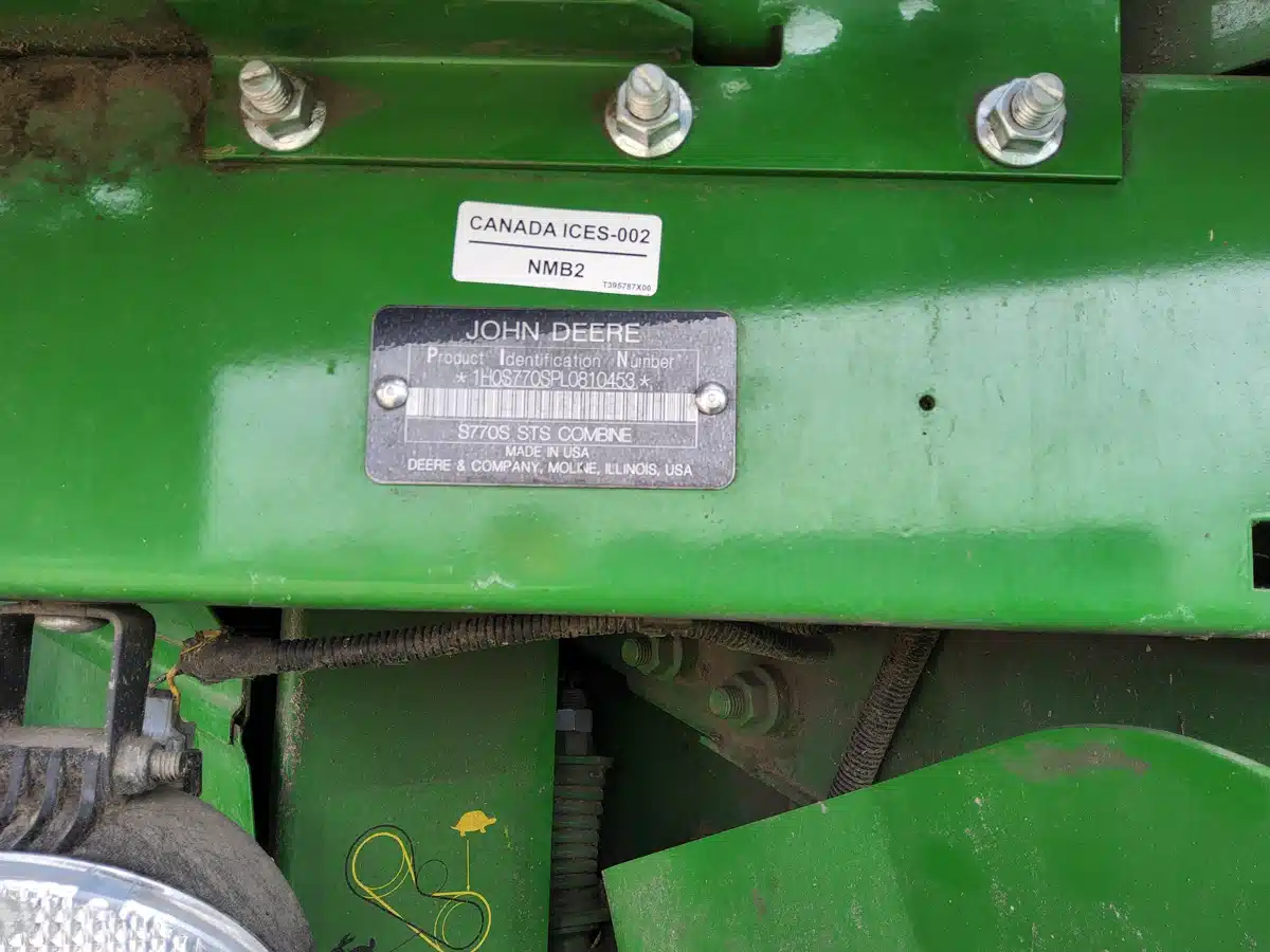 Gallery image 2 for Used 2020 John Deere S770 Combine
