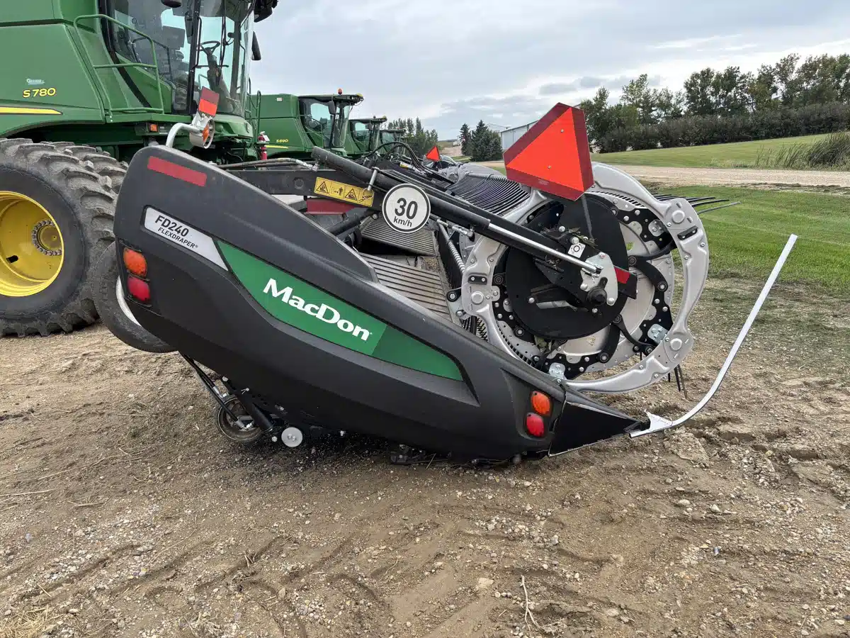 Used 2022 MacDon FD240 Header - Flex Draper