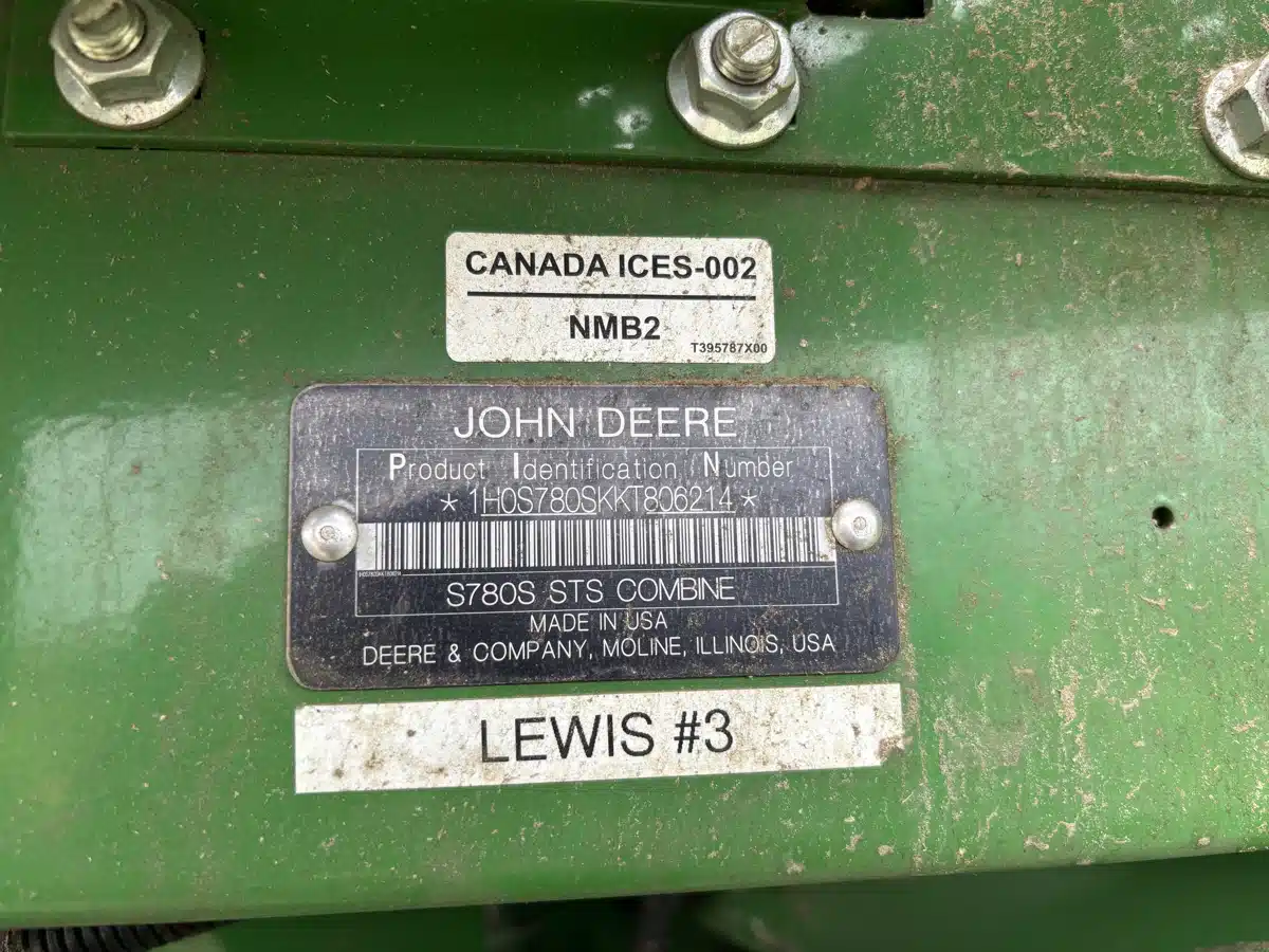 Gallery image 2 for 2019 John Deere S780 Combine