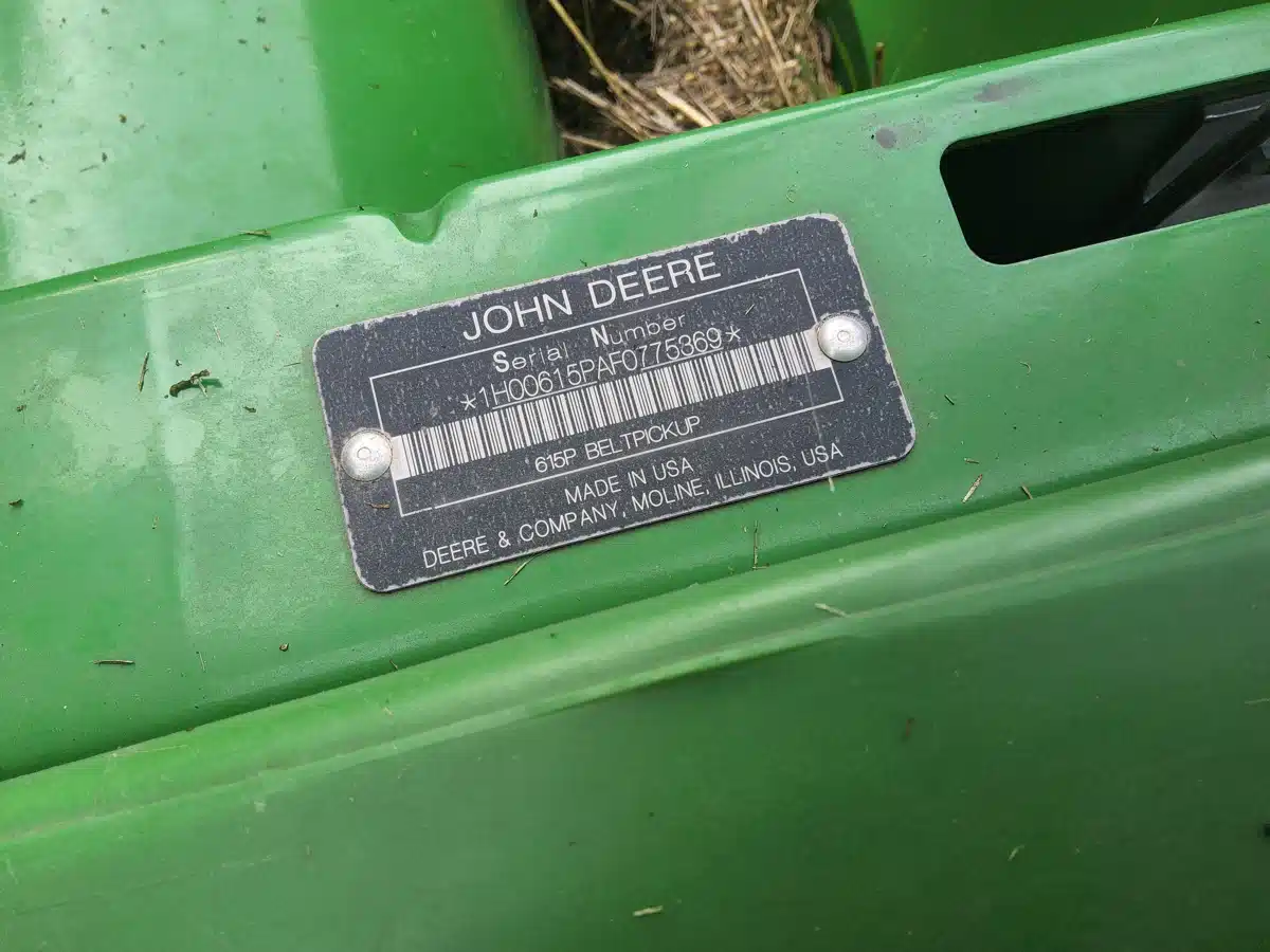 Photo de la Galerie 2 pour 2015 John Deere 615P Nez - Ramasseur