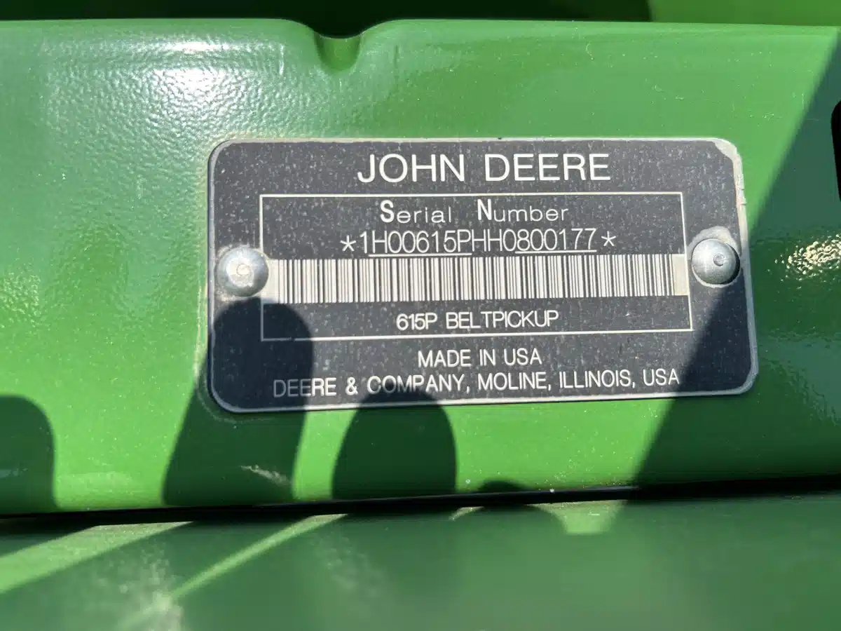 Gallery image 2 for Used 2018 John Deere 615P Header - Pickup