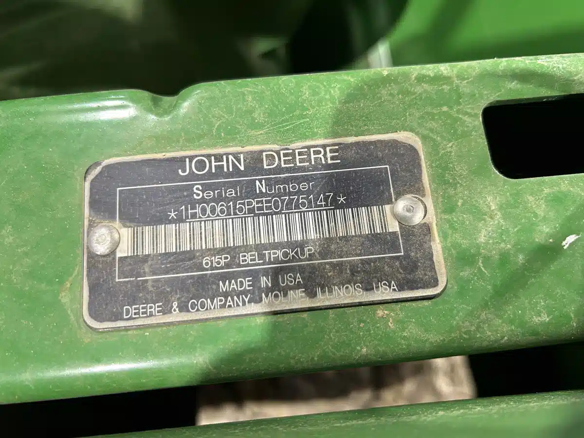 Gallery image 2 for Used 2015 John Deere 615P Header - Pickup