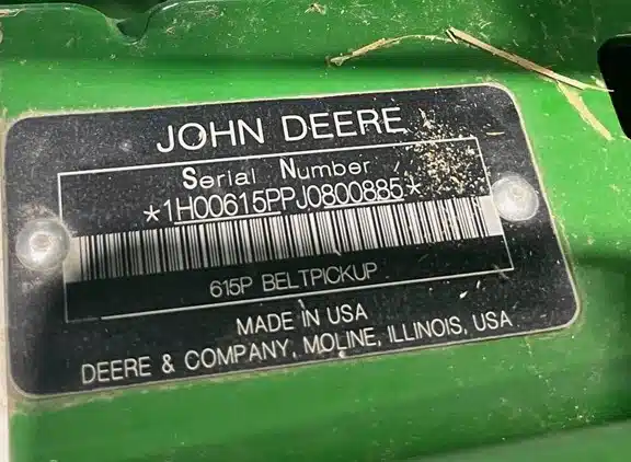 Gallery image 1 for Used 2018 John Deere 615P Header - Draper