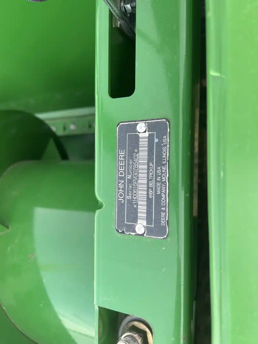 Gallery image 1 for Used 2016 John Deere 615P Header - Pickup