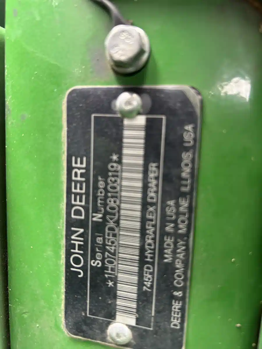 Photo de la Galerie 2 pour 2020 John Deere 745FD Nez - Toile/Tapis