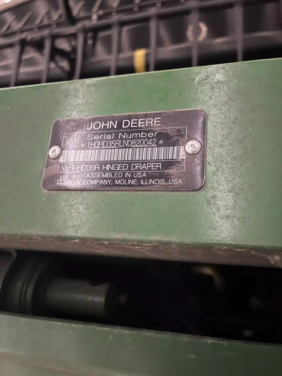 Gallery image 2 for 2022 John Deere HD35R Header - Flex Draper