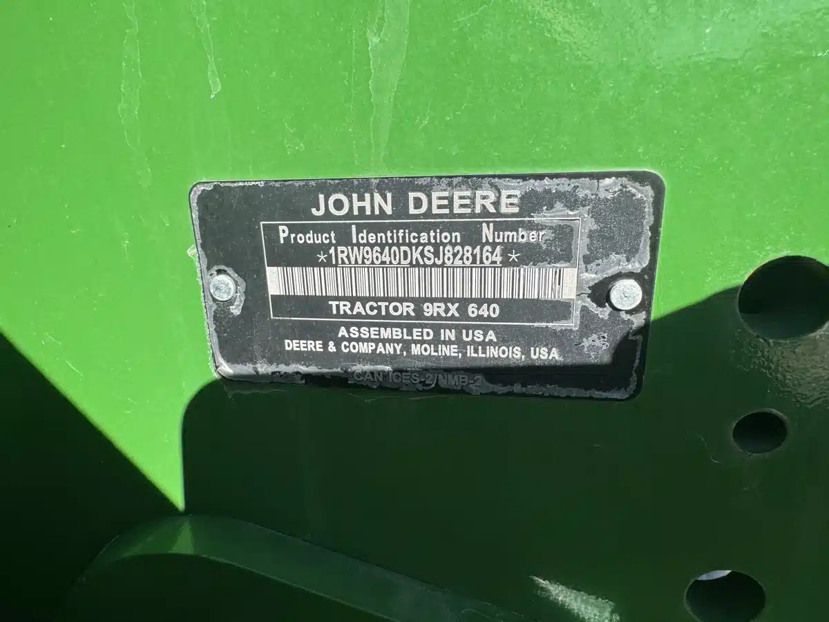 Gallery image 2 for 2025 John Deere 9RX 640 Tractor
