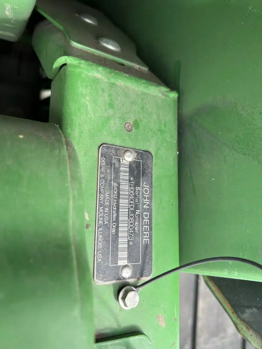 Photo de la Galerie 2 pour 2018 John Deere 640FD Nez - Toile/Tapis