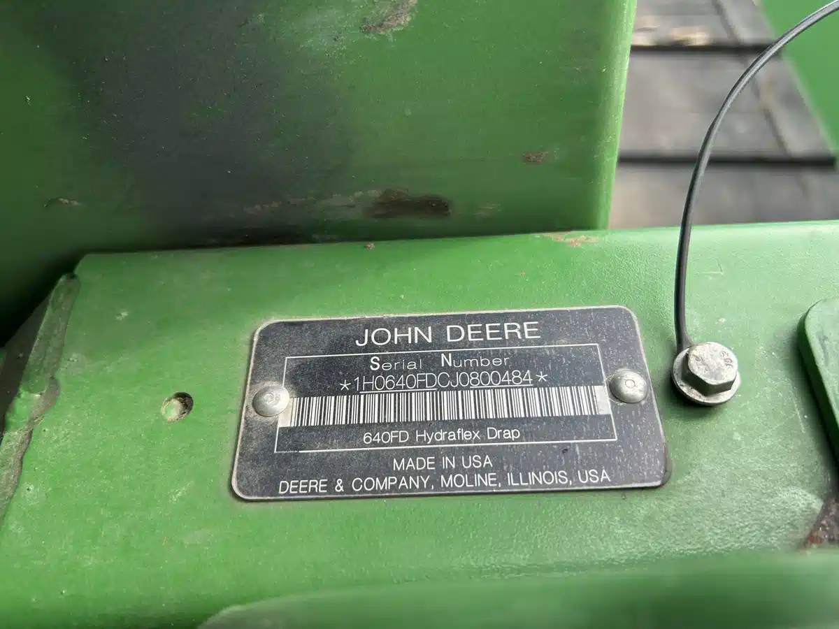 Photo de la Galerie 2 pour 2018 John Deere 640FD Nez - Toile/Tapis