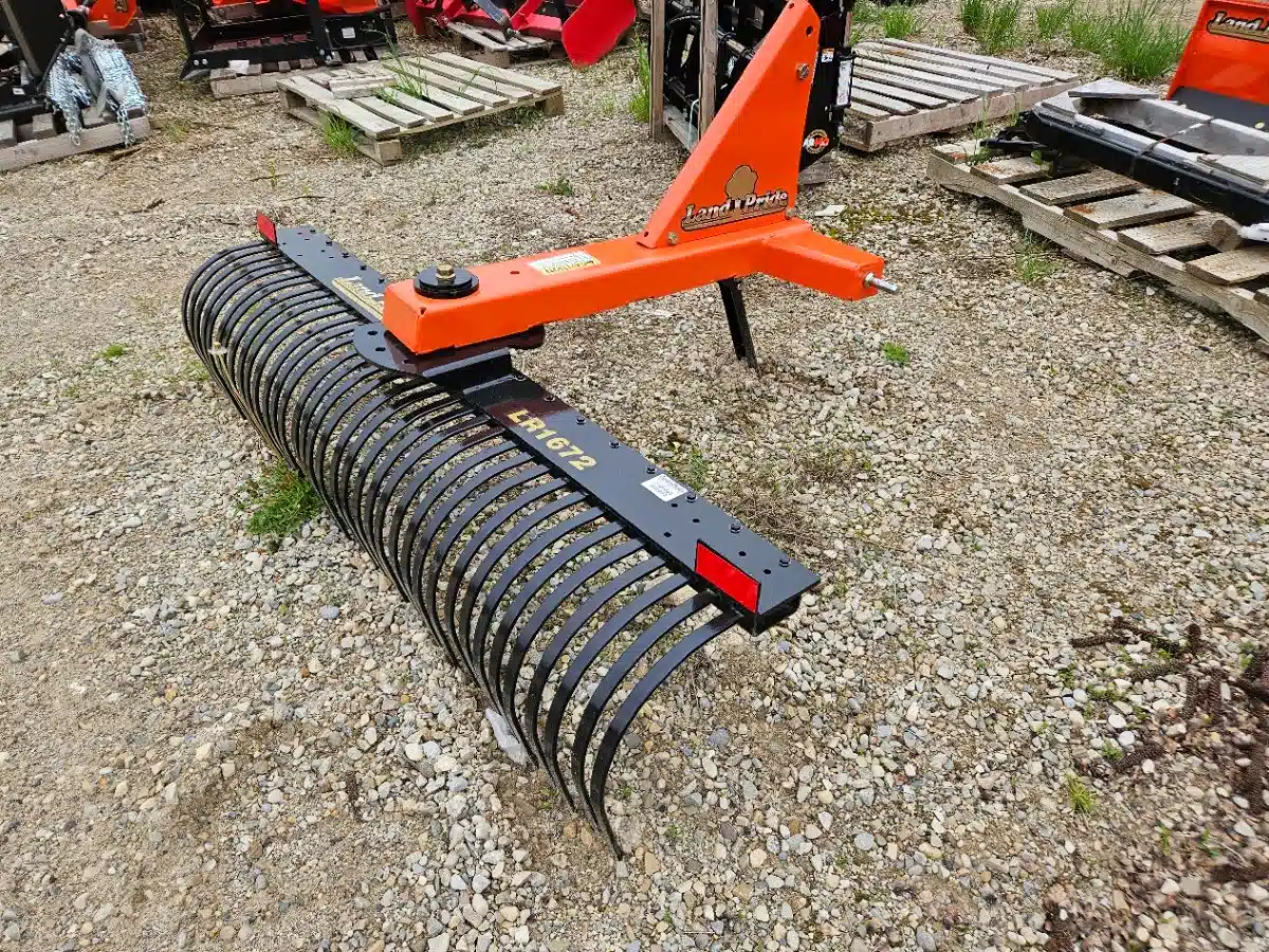 Gallery image 1 for New 2023 Kubota LR1672 Landscape Rake