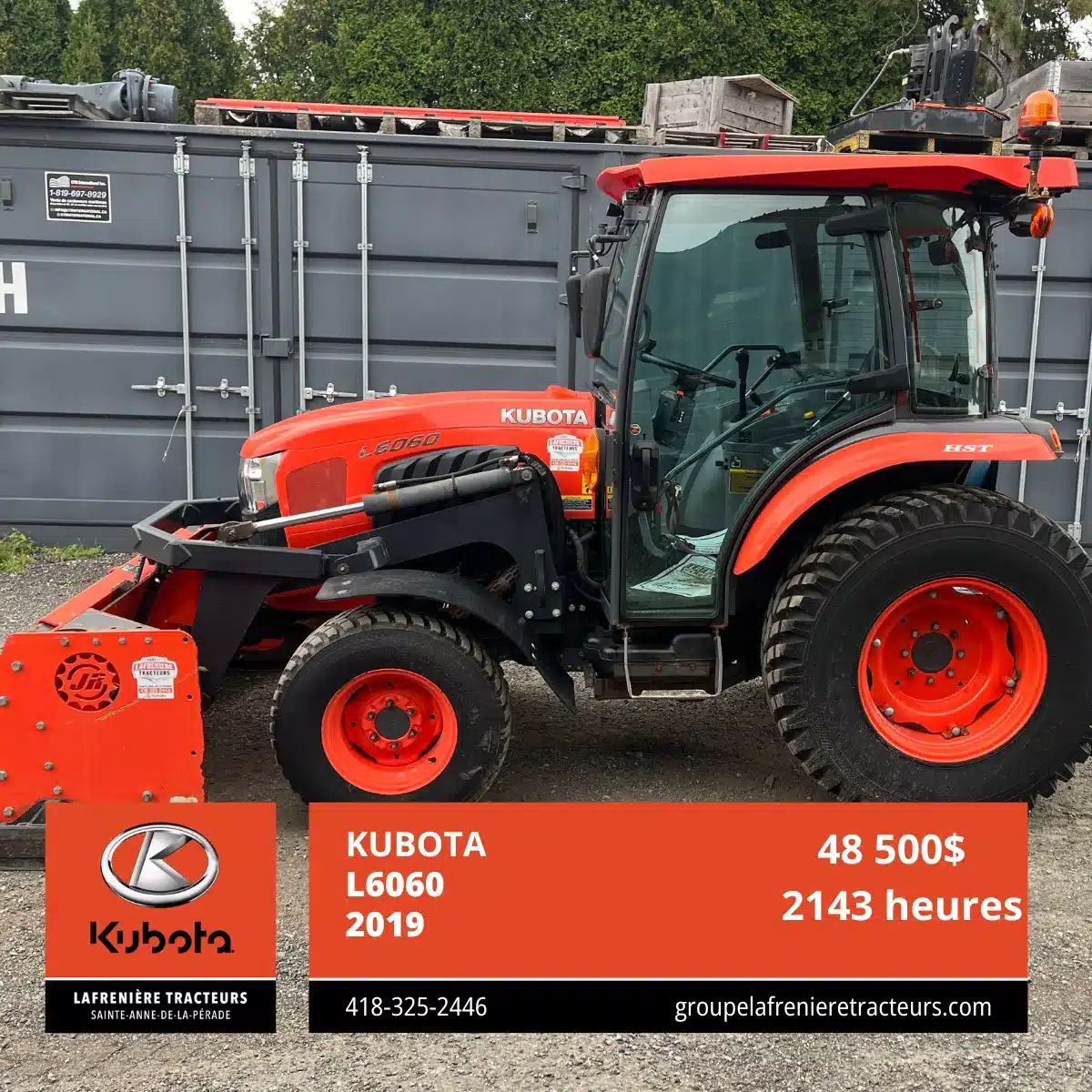 Gallery image 1 for Used 2019 Kubota L6060 Tractor
