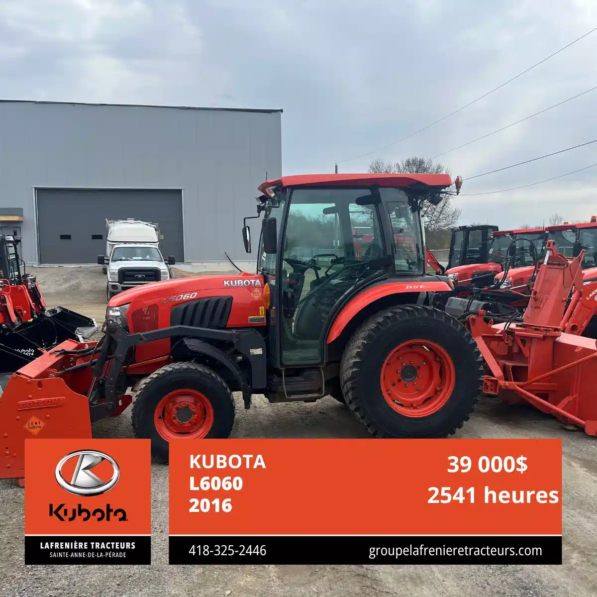 Gallery image 1 for Used 2016 Kubota L6060 Tractor