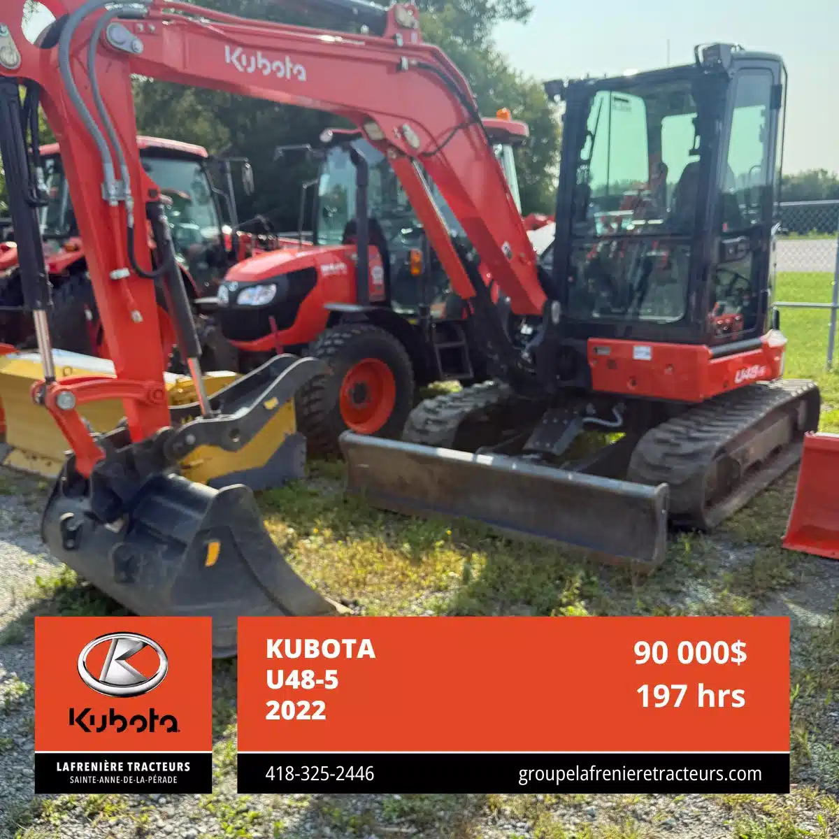 Used 2022 Kubota U48-5 Excavator