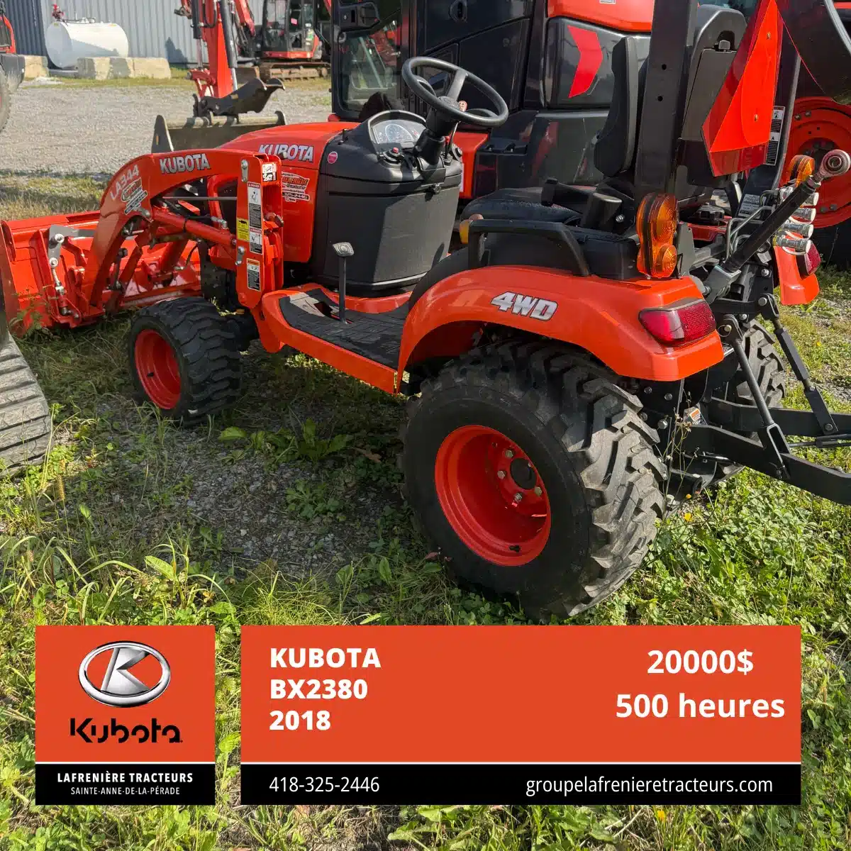 Used 2018 Kubota BX2380 Tractor