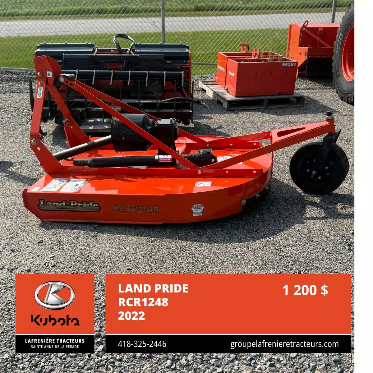 Used 2022 Land Pride RCR1248 Mulcher