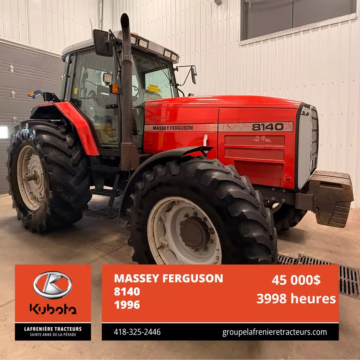 Gallery image 1 for 1996 Massey Ferguson 8140 Tractor