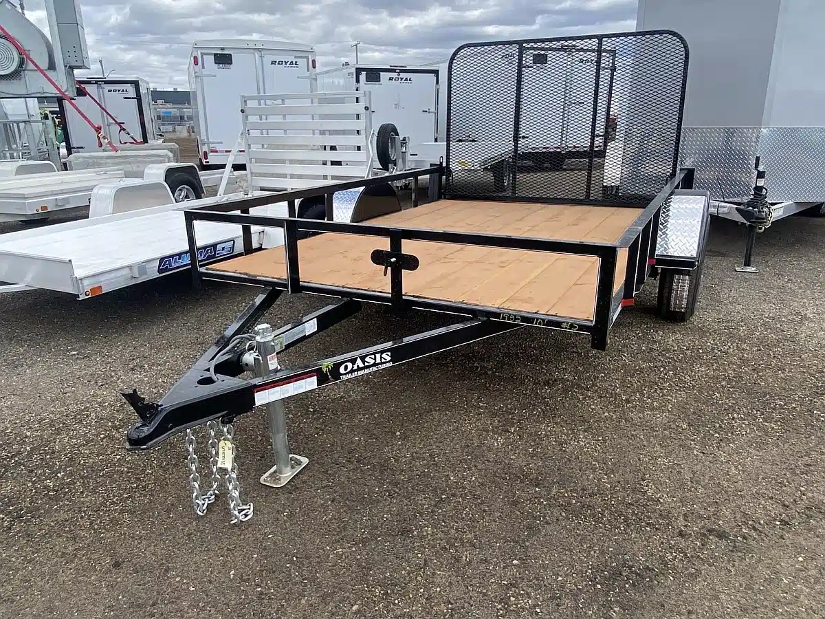 Gallery image 1 for New 2024 Oasis 10' Utility Trailer - Utility
